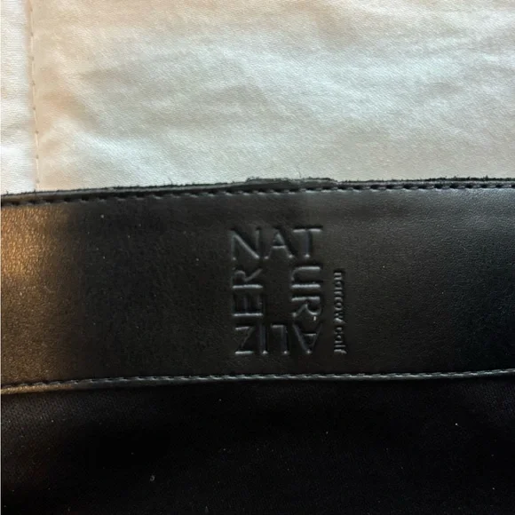 Naturalizer Black Heeled Genuine Leather Boots sz 8 Narrow Calf - Picture 8 of 13